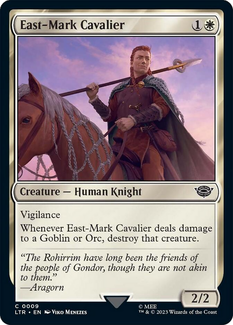 East-Mark Cavalier [The Lord of the Rings: Tales of Middle-Earth] | Card Citadel