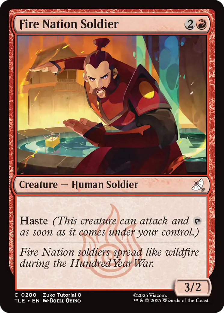 Fire Nation Soldier (0280) [Avatar: The Last Airbender: Eternal-Legal] | Card Citadel