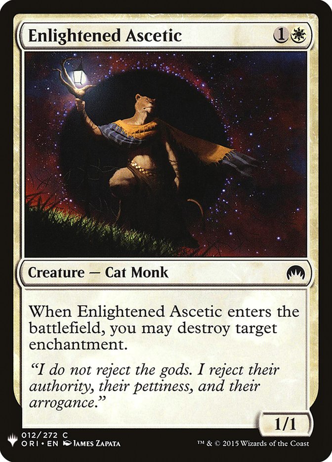 Enlightened Ascetic [Mystery Booster] | Card Citadel