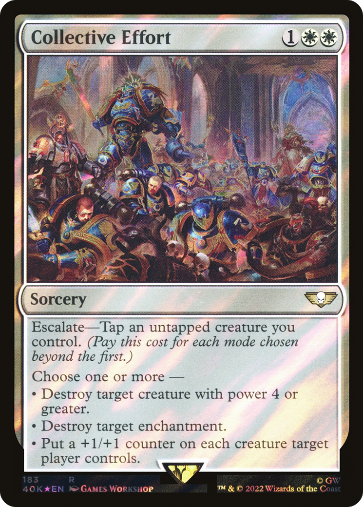 Collective Effort [Marvel Super Heroes Commander] | Card Citadel