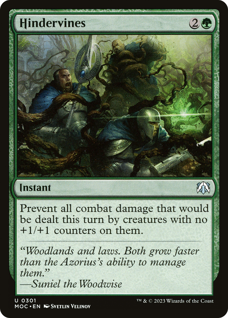 Hindervines [March of the Machine Commander] | Card Citadel