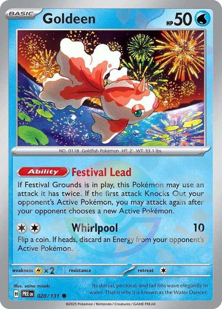 Goldeen (020/131) (Poke Ball Pattern) [Scarlet & Violet: Prismatic Evolutions] | Card Citadel