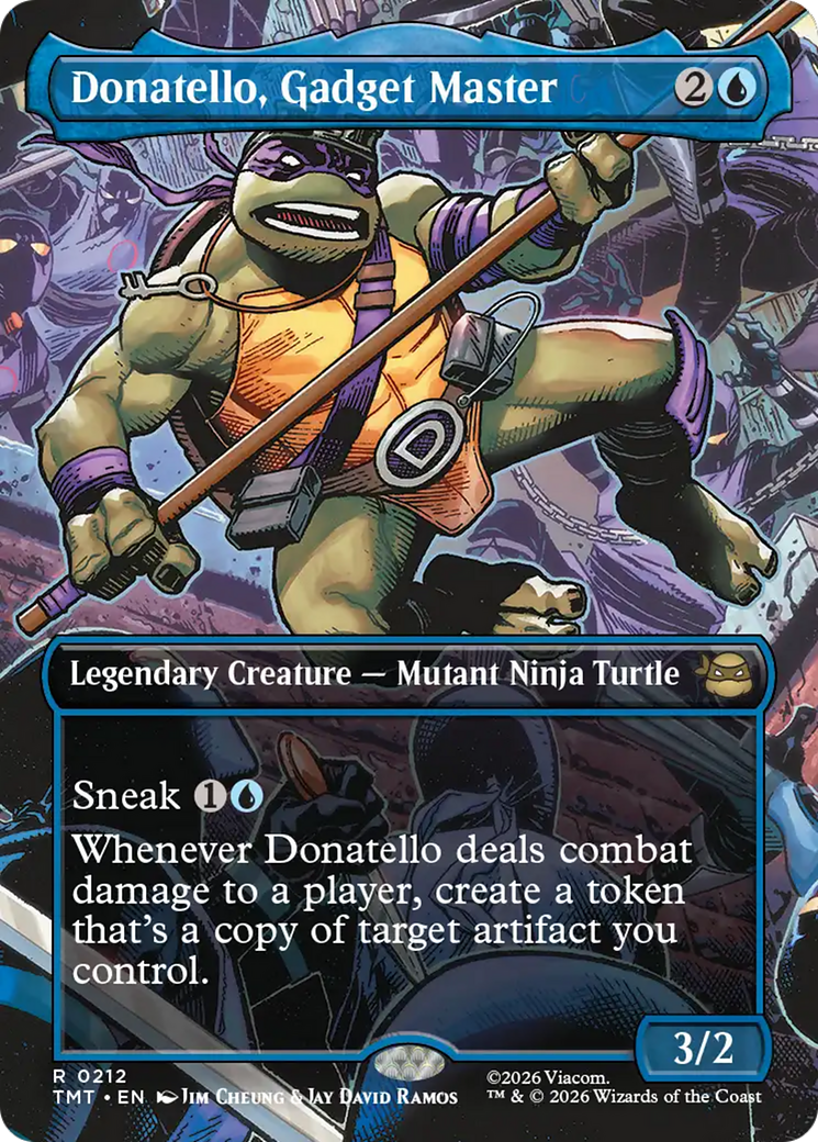 Donatello, Gadget Master (Borderless) [Teenage Mutant Ninja Turtles] | Card Citadel
