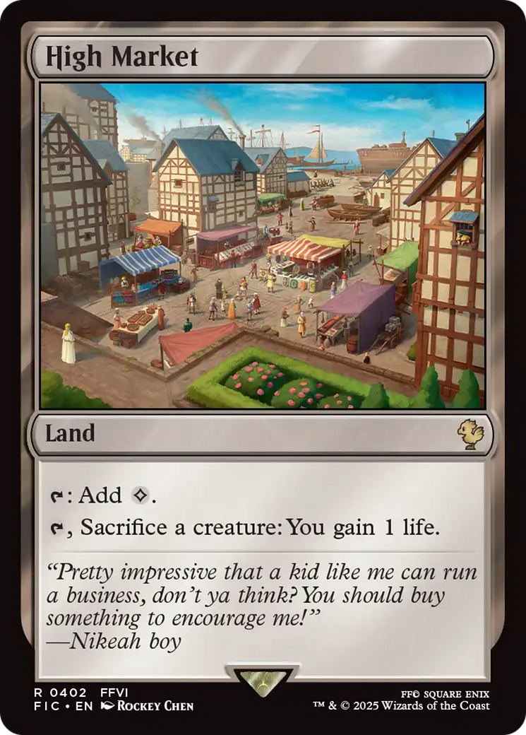 High Market [FINAL FANTASY Commander] | Card Citadel