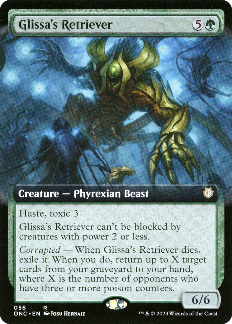 Glissa's Retriever (Extended Art) [Phyrexia: All Will Be One Commander] | Card Citadel