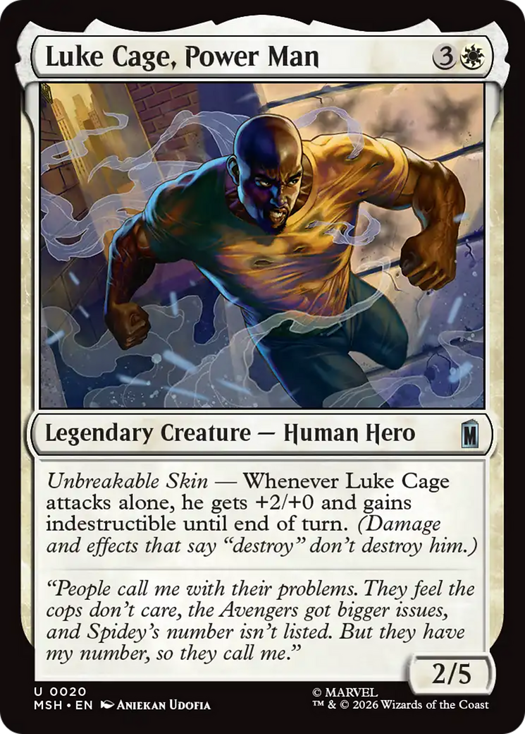 Luke Cage, Power Man [Marvel Super Heroes] | Card Citadel