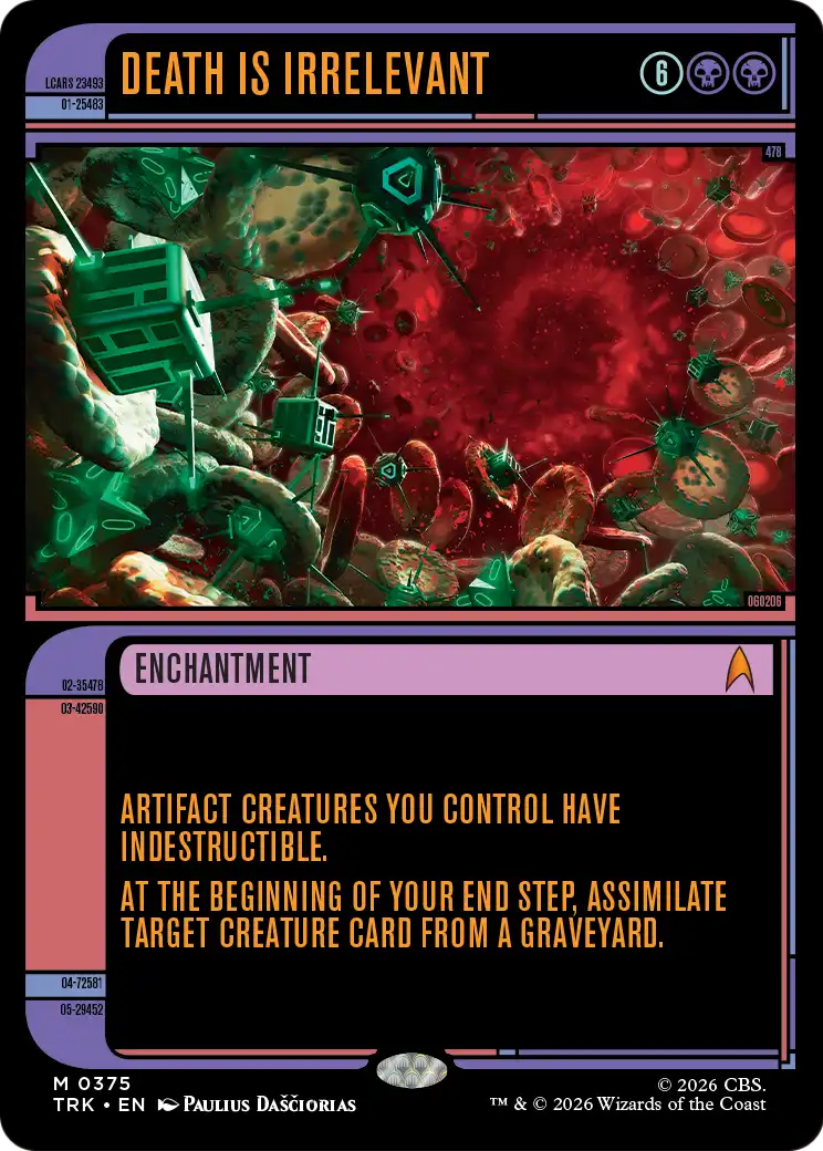 Death Is Irrelevant (Showcase) [Star Trek] | Card Citadel