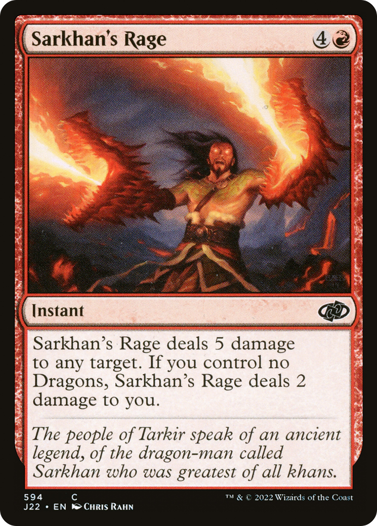 Sarkhan's Rage [Jumpstart 2022] | Card Citadel