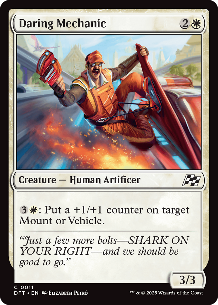 Daring Mechanic [Aetherdrift] | Card Citadel