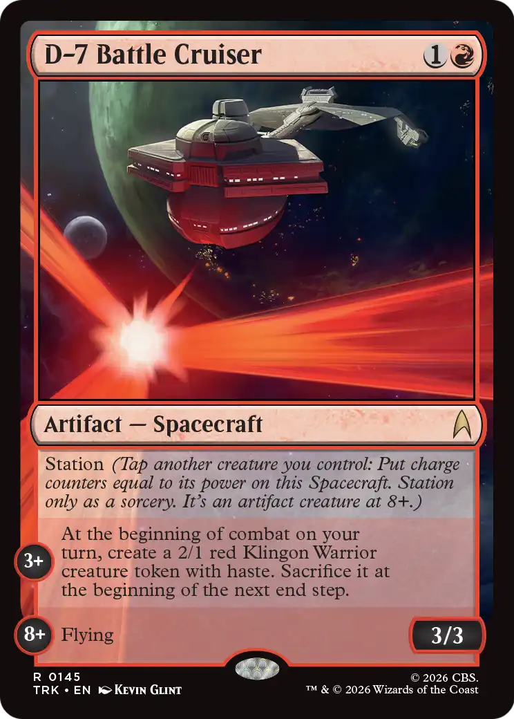 D-7 Battle Cruiser [Star Trek] | Card Citadel