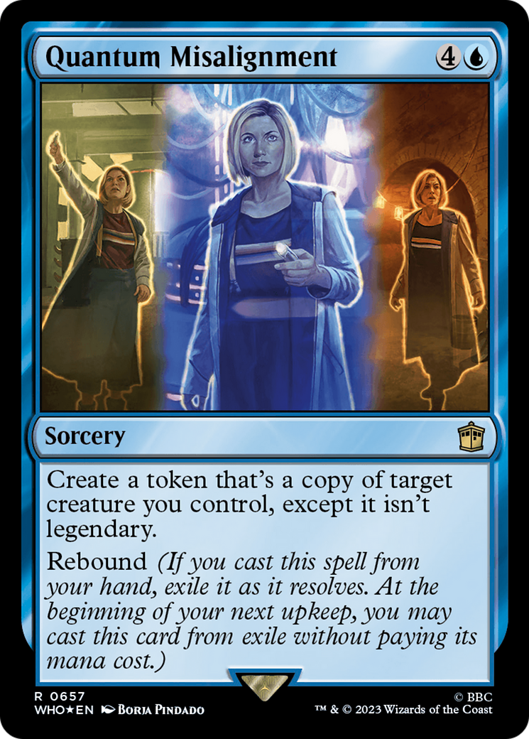 Quantum Misalignment (Surge Foil) [Doctor Who] | Card Citadel