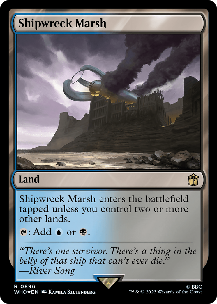 Shipwreck Marsh (Surge Foil) [Doctor Who] | Card Citadel