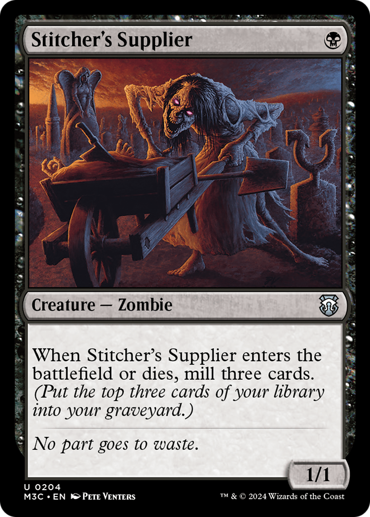 Stitcher's Supplier (Ripple Foil) [Modern Horizons 3 Commander] | Card Citadel