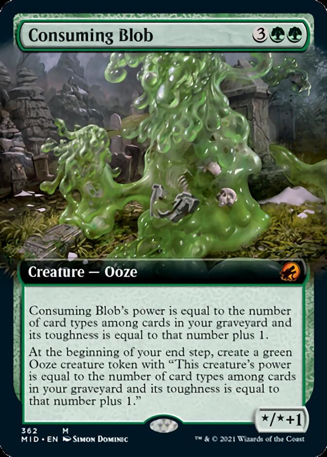 Consuming Blob (Extended Art) [Innistrad: Midnight Hunt] | Card Citadel