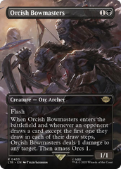 Orcish Bowmasters (Borderless Alternate Art) [The Lord of the Rings: Tales of Middle-Earth] | Card Citadel