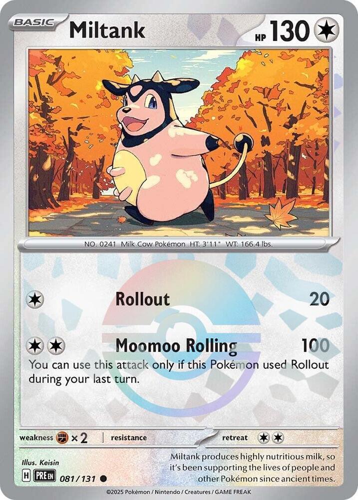 Miltank (081/131) (Poke Ball Pattern) [Scarlet & Violet: Prismatic Evolutions] | Card Citadel