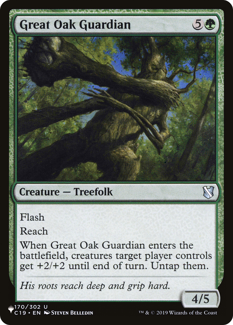 Great Oak Guardian [The List Reprints] | Card Citadel