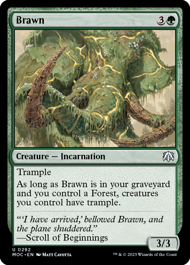 Brawn [March of the Machine Commander] | Card Citadel