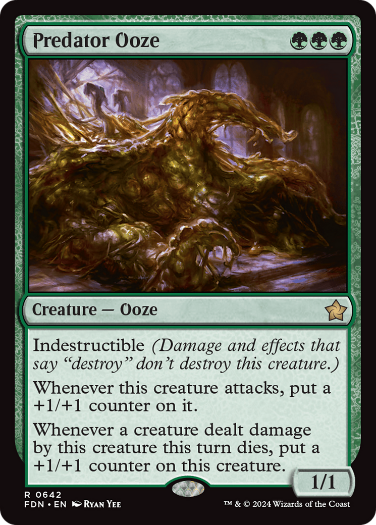 Predator Ooze [Foundations] | Card Citadel