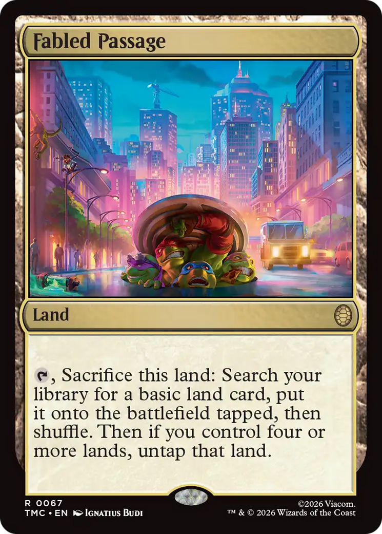 Fabled Passage [Teenage Mutant Ninja Turtles Commander] | Card Citadel