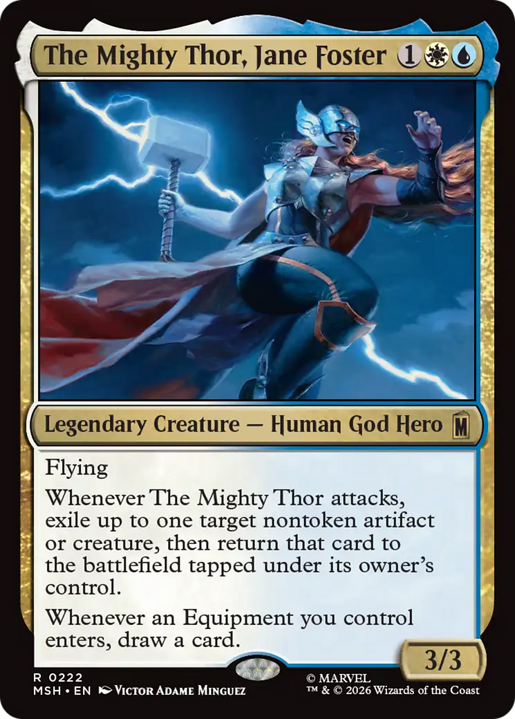 The Mighty Thor, Jane Foster [Marvel Super Heroes] | Card Citadel