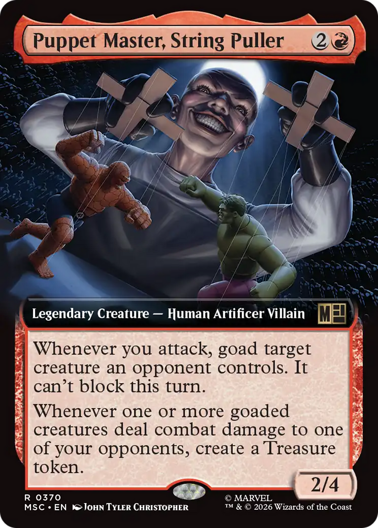Puppet Master, String Puller (Extended Art) [Marvel Super Heroes Commander] | Card Citadel
