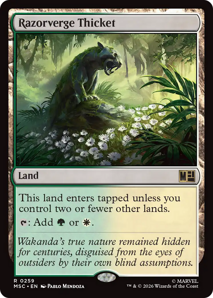 Razorverge Thicket [Marvel Super Heroes Commander] | Card Citadel