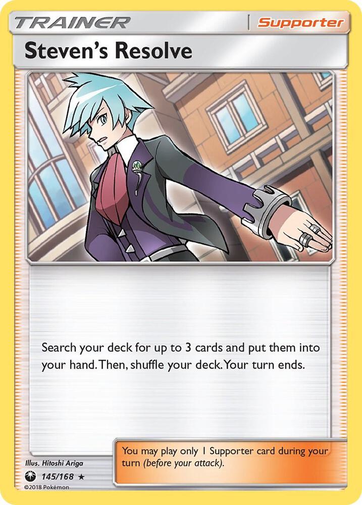 Steven's Resolve (145/168) [Sun & Moon: Celestial Storm] | Card Citadel