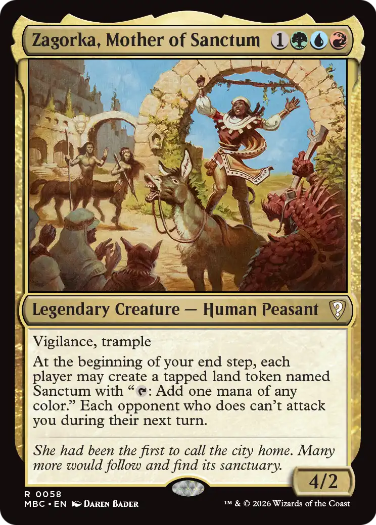 Zagorka, Mother of Sanctum [Mystery Booster: Commander Edition] | Card Citadel