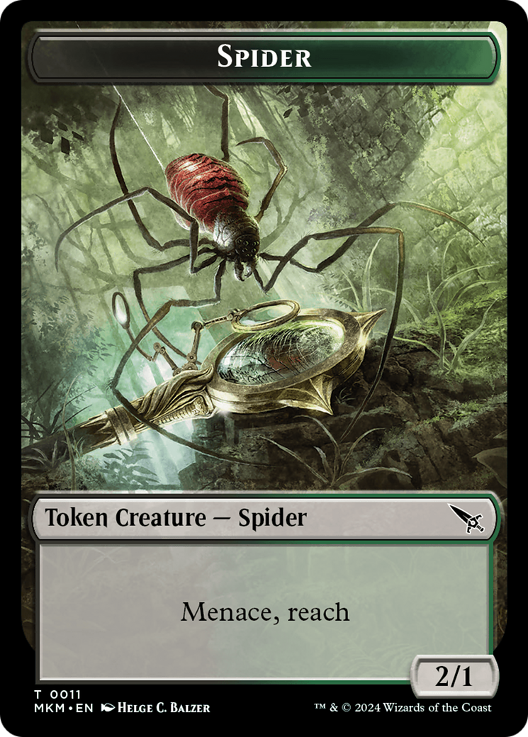 Spider Token [Murders at Karlov Manor Tokens] | Card Citadel