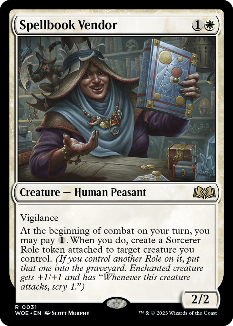 Spellbook Vendor [Wilds of Eldraine] | Card Citadel