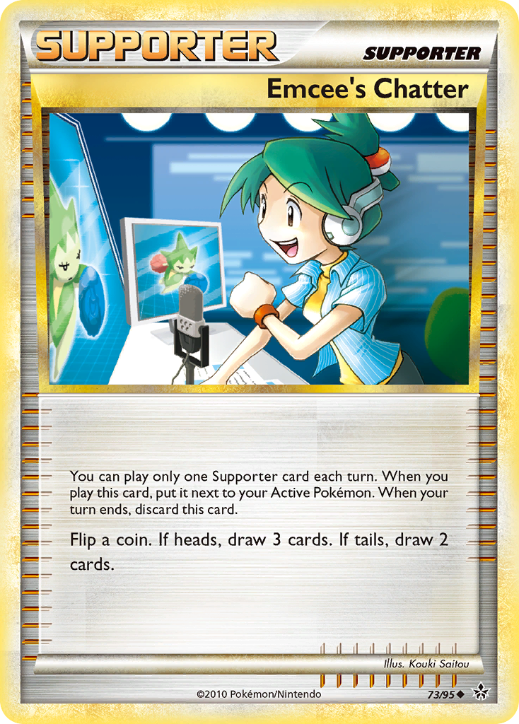 Emcee's Chatter (73/95) [HeartGold & SoulSilver: Unleashed] | Card Citadel