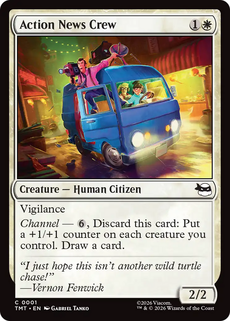 Action News Crew [Teenage Mutant Ninja Turtles] | Card Citadel