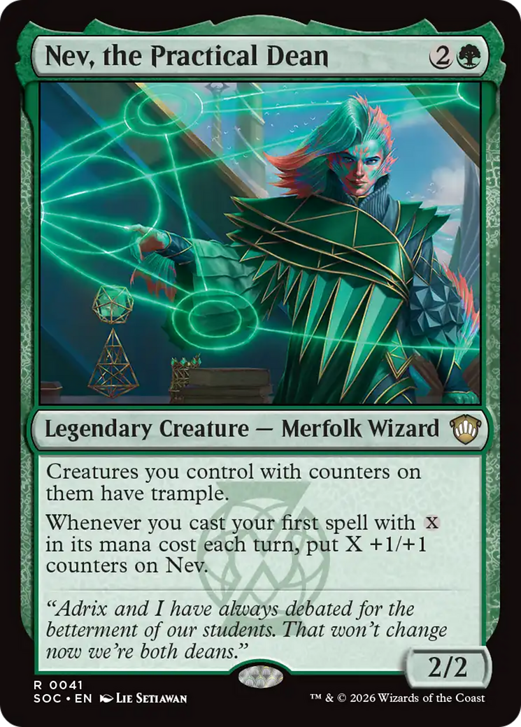Nev, the Practical Dean [Secrets of Strixhaven Commander] | Card Citadel