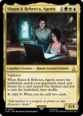 Shaun & Rebecca, Agents [Assassin's Creed] | Card Citadel