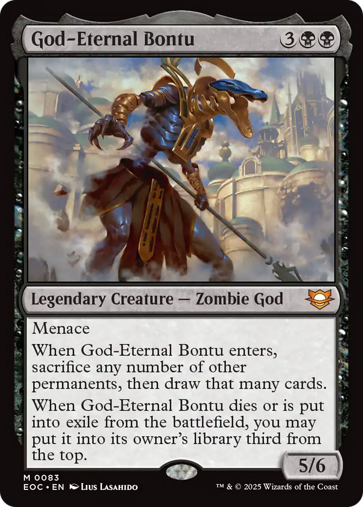 God-Eternal Bontu [Edge of Eternities Commander] | Card Citadel