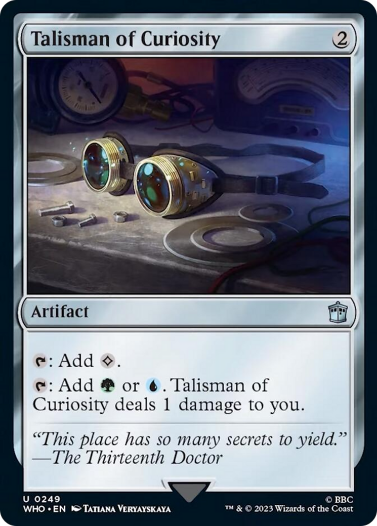 Talisman of Curiosity [Doctor Who] | Card Citadel