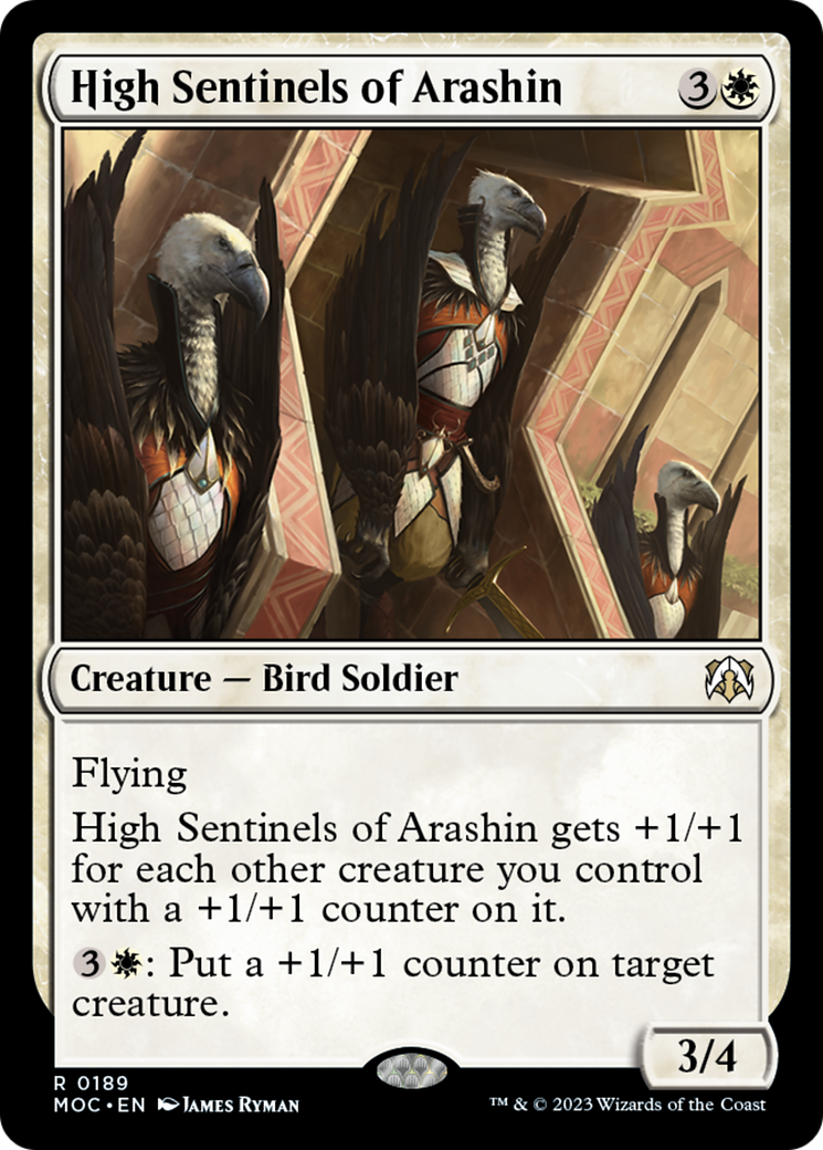 High Sentinels of Arashin [March of the Machine Commander] | Card Citadel