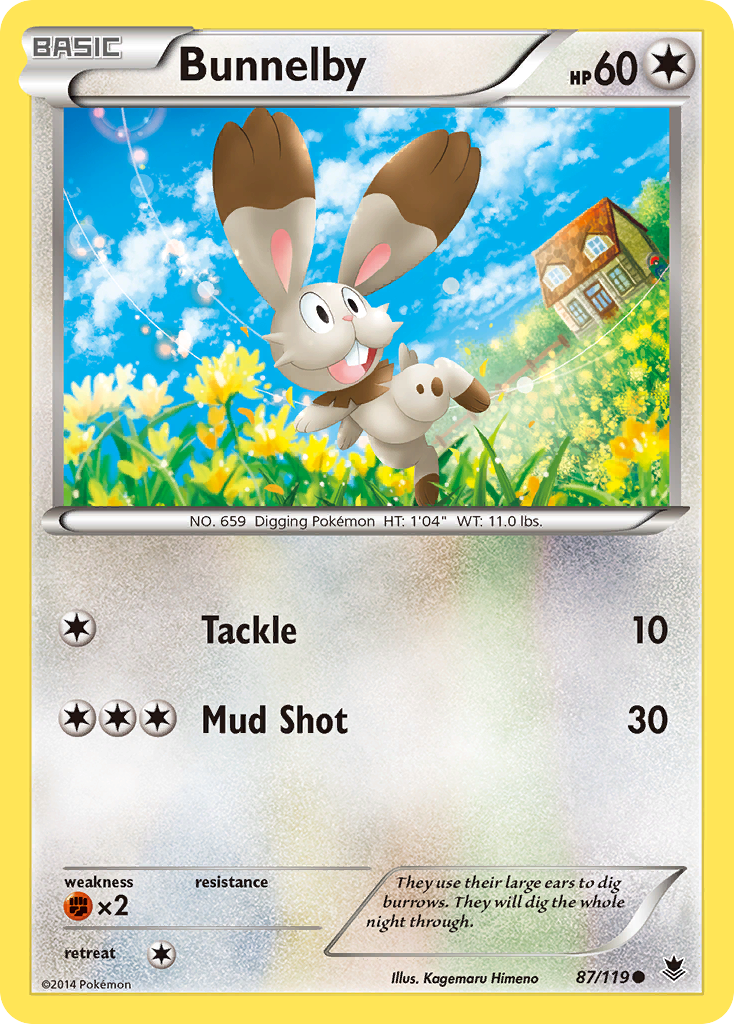 Bunnelby (87/119) [XY: Phantom Forces] | Card Citadel