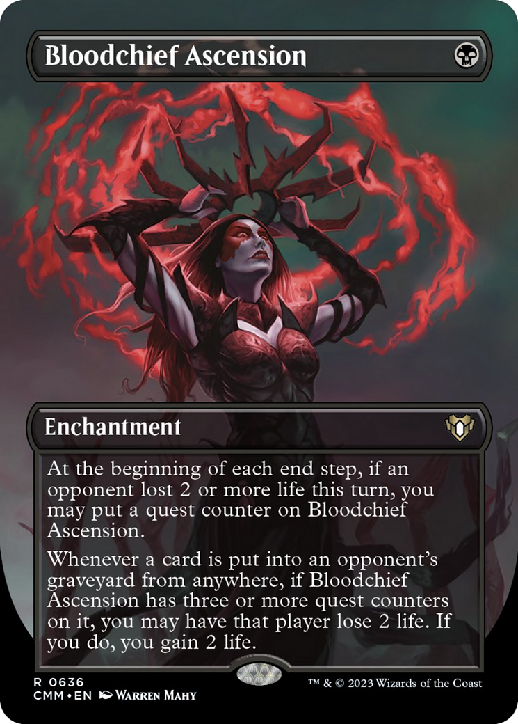 Bloodchief Ascension (Borderless Alternate Art) [Commander Masters] | Card Citadel