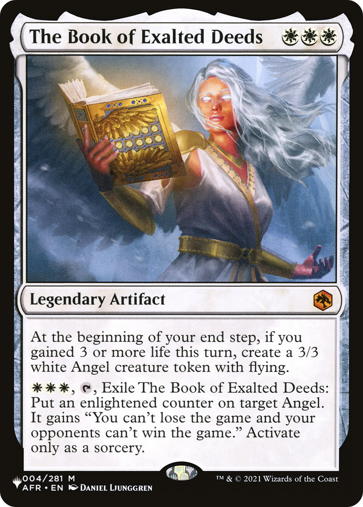 The Book of Exalted Deeds [Secret Lair: Angels] | Card Citadel