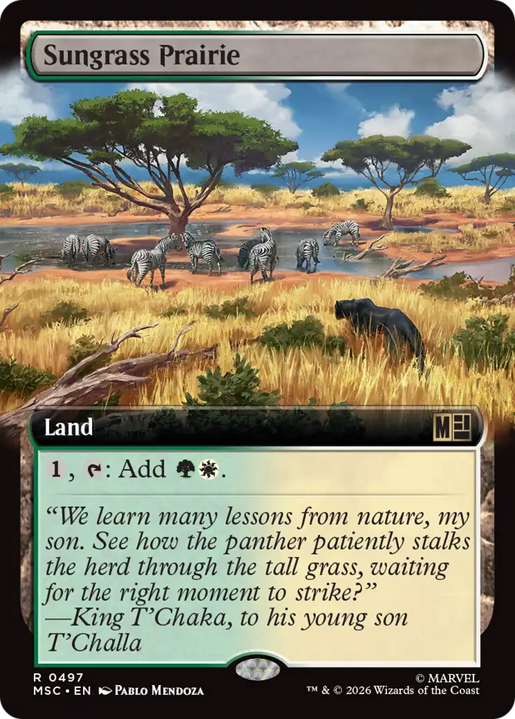 Sungrass Prairie (Extended Art) [Marvel Super Heroes Commander] | Card Citadel