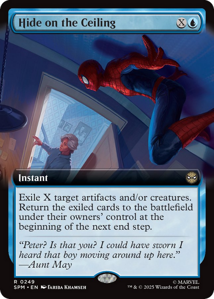 Hide on the Ceiling (Extended Art) [Marvel's Spider-Man] | Card Citadel