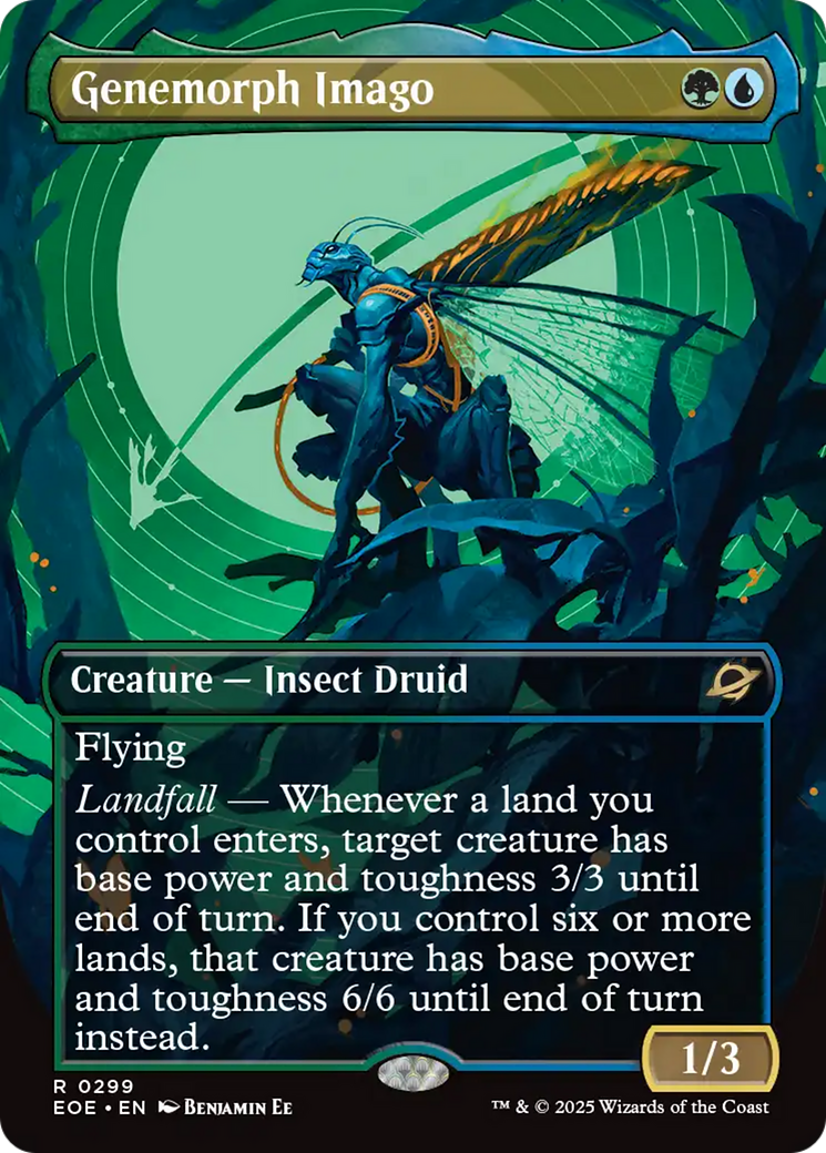 Genemorph Imago (Borderless) [Edge of Eternities] | Card Citadel