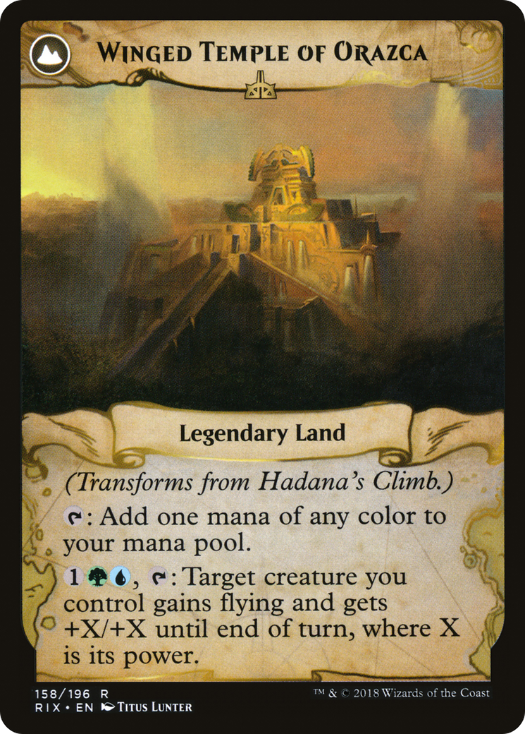 Hadana's Climb // Winged Temple of Orazca [Secret Lair: From Cute to Brute] | Card Citadel