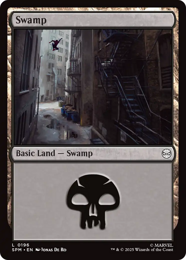 Swamp (0196) [Marvel's Spider-Man] | Card Citadel