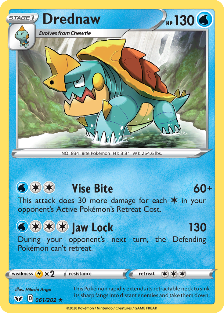 Drednaw (061/202) [Sword & Shield: Base Set] | Card Citadel