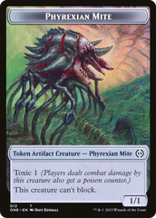 Phyrexian Mite (012) // Drone Double-Sided Token [Phyrexia: All Will Be One Tokens] | Card Citadel