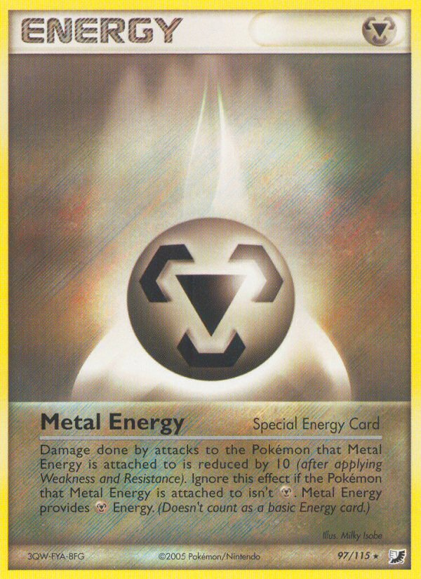 Metal Energy (97/115) [EX: Unseen Forces] | Card Citadel