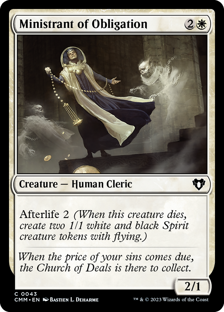 Ministrant of Obligation [Commander Masters] | Card Citadel